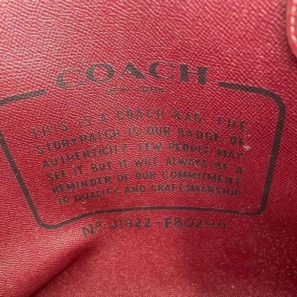 Coach Reversible City Tote In Signature Canvas with Party Animal Print #F80246 - Picture 6 of 8